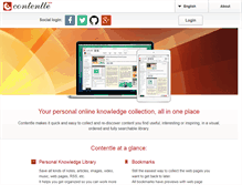 Tablet Screenshot of contentle.com